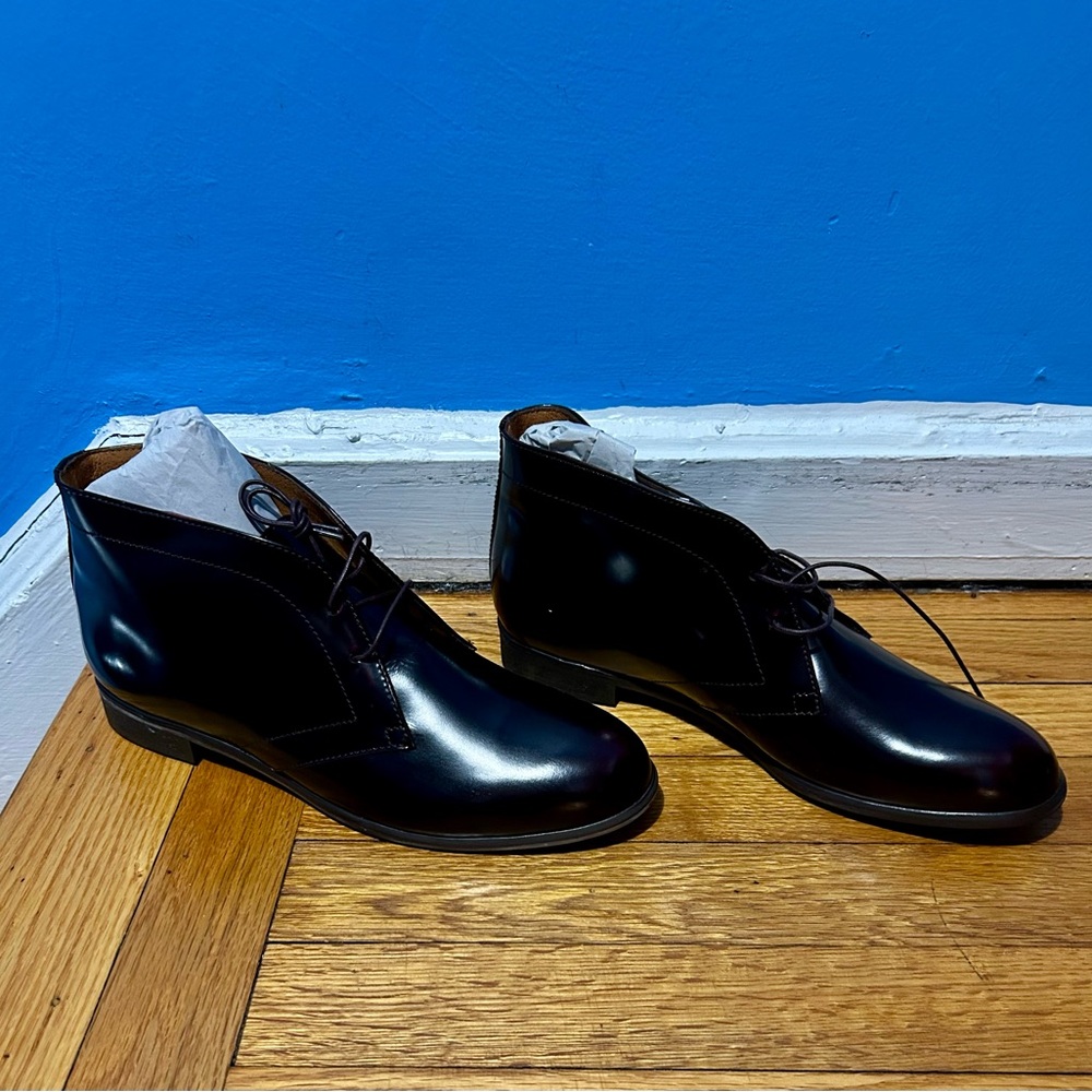 Madewell Black Ankle Boots Sleek Leather Design